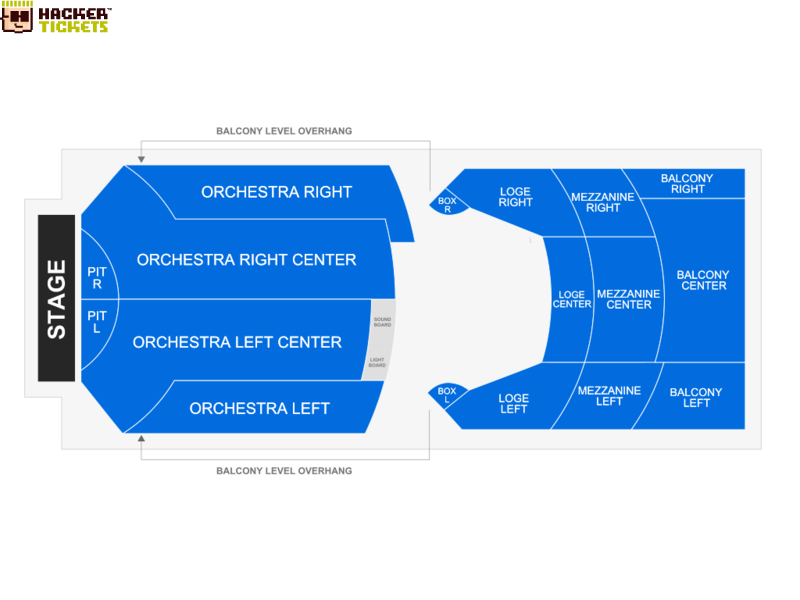 Genesee Theatre seating chart