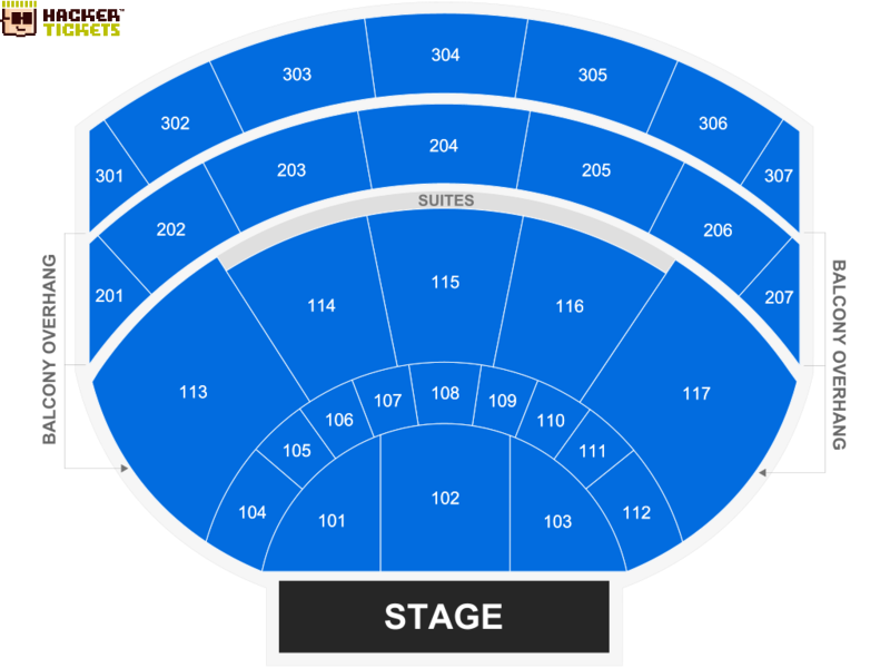 Hard Rock Live seating chart