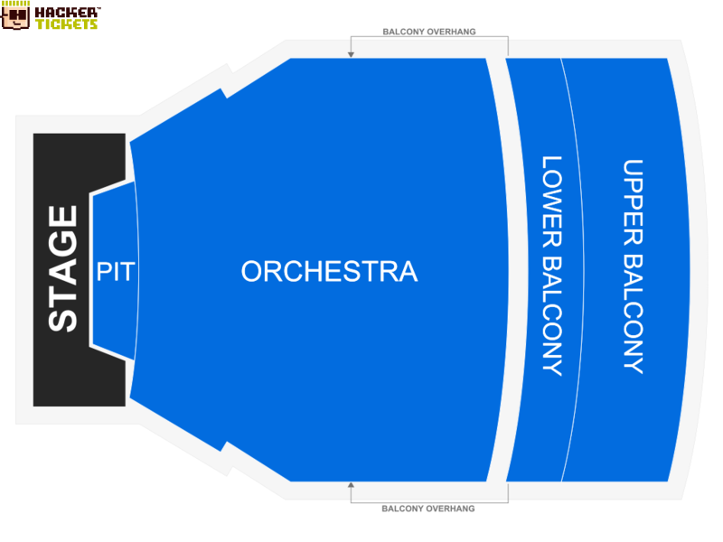 Harris Theater seating chart
