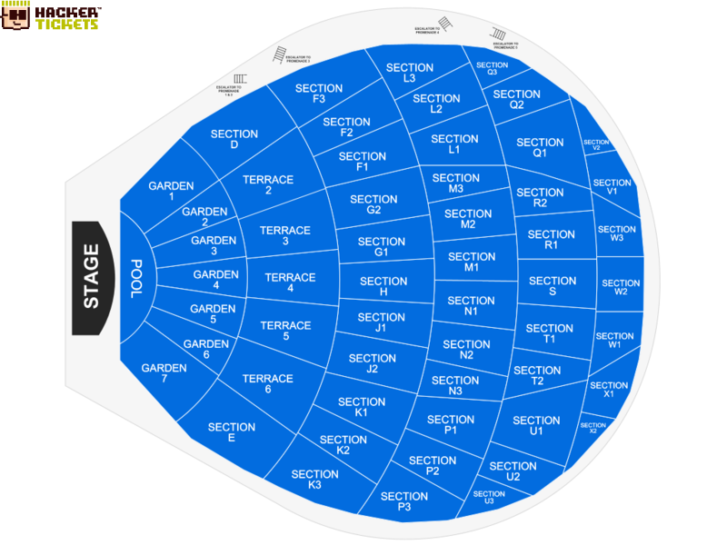 Hollywood Bowl seating chart
