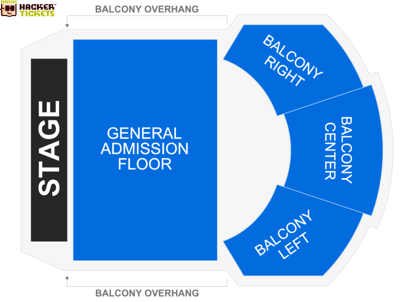 House of Blues Houston presented by Cricket Wireless seating chart
