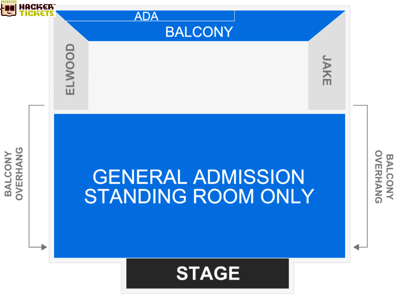 House of Blues San Diego presented by Cricket Wireless seating chart