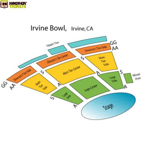 Irvine Bowl seating chart