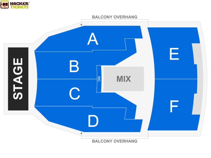 Kodak Center seating chart