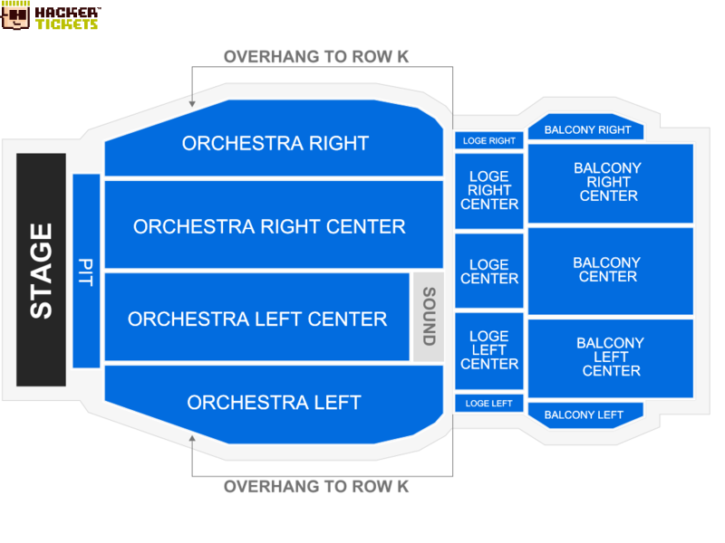 Landmark Theatre seating chart