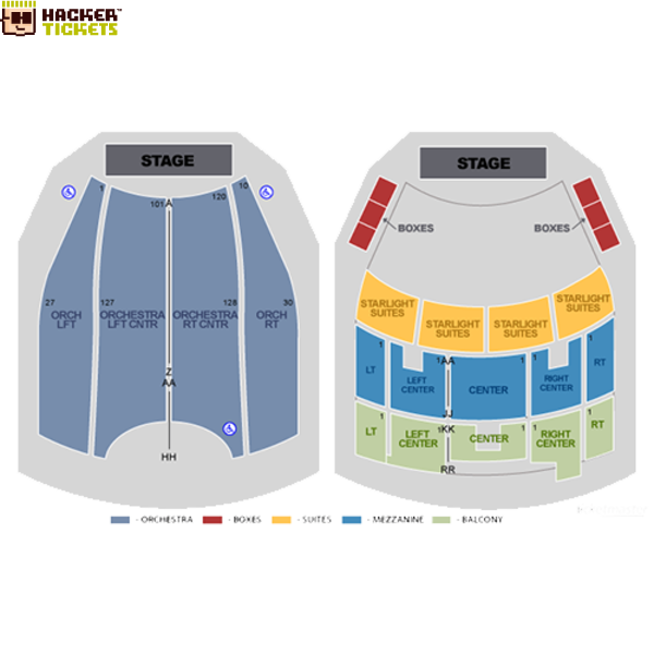 Majestic Theater Seating Chart