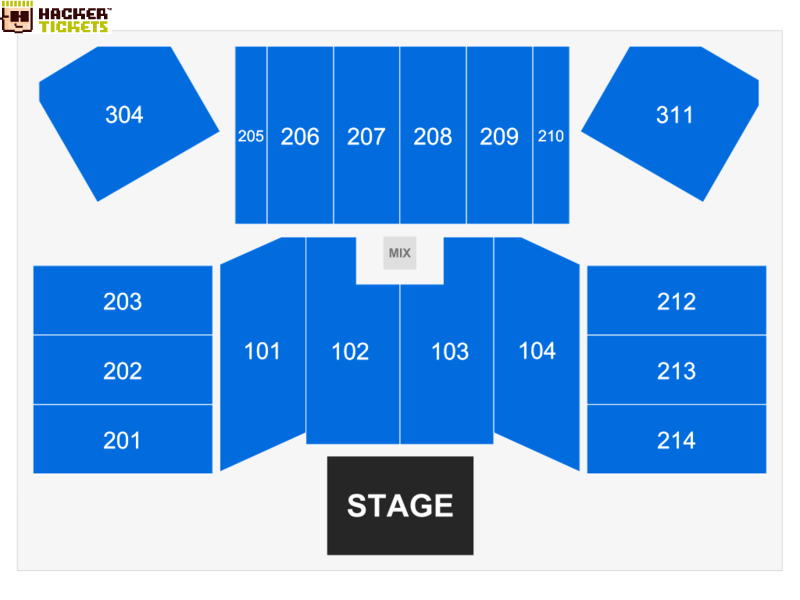 Mark G Etess Arena at Hard Rock Hotel & Casino seating chart