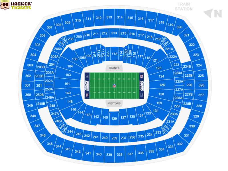 MetLife Stadium seating chart