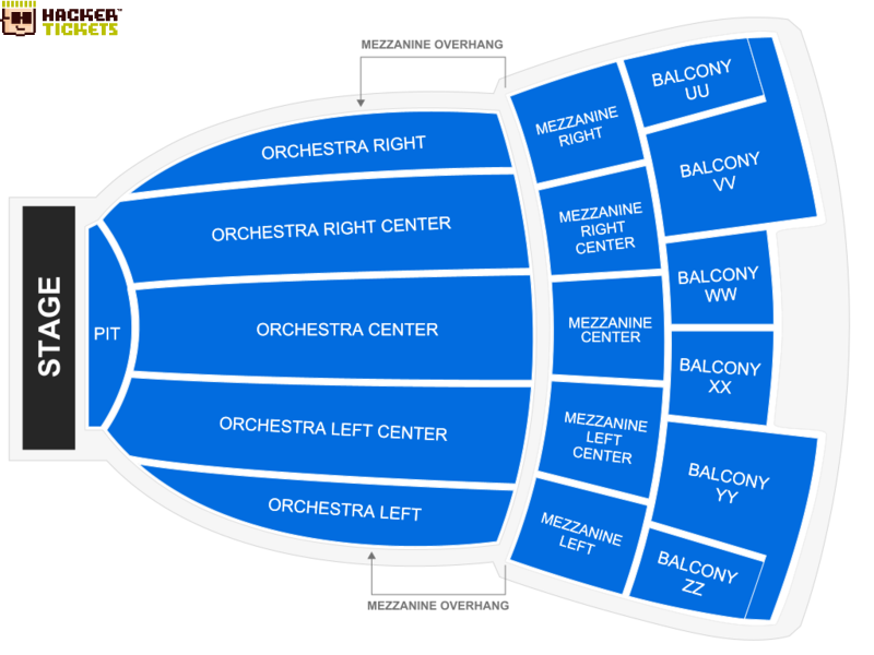 Miami Dade County Auditorium seating chart