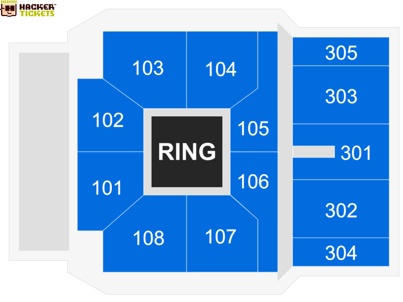 MJ Nesheiwat Convention Center (FKA the Mid-Hudson Civic Center) seating chart