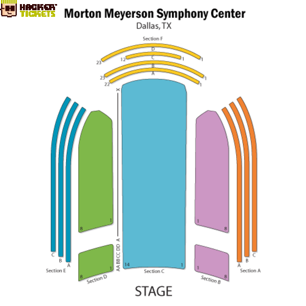 Morton H. Meyerson Symphony Center seating chart
