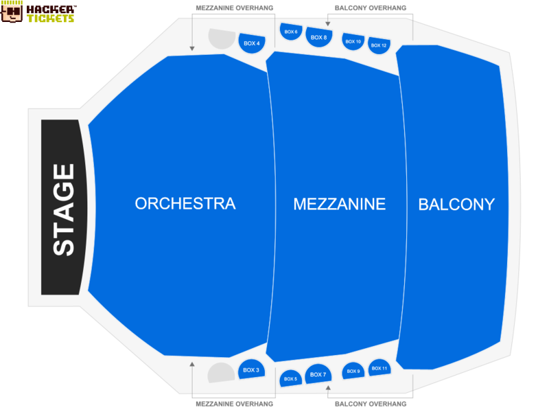 New Amsterdam Theatre seating chart