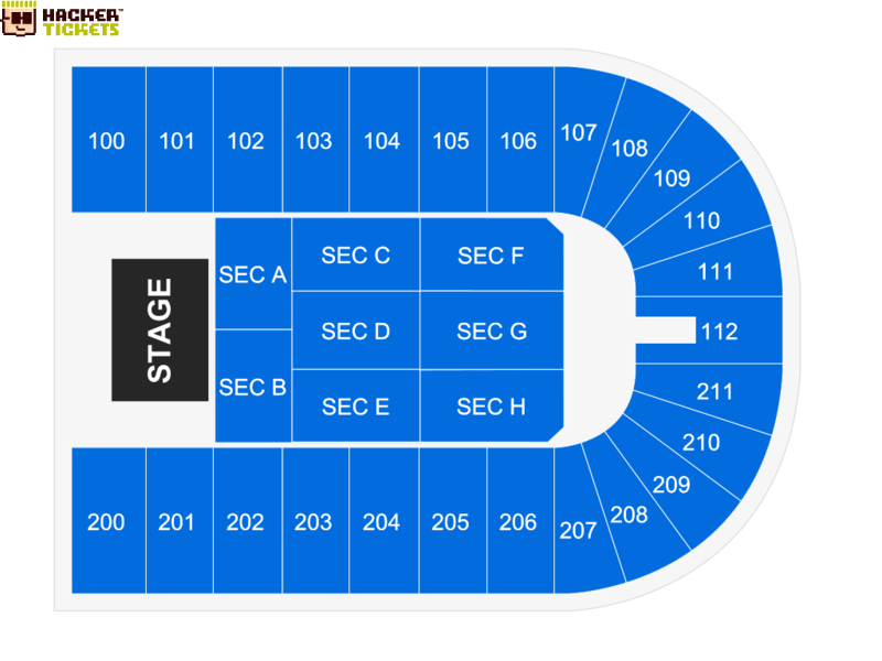 NRG Arena seating chart
