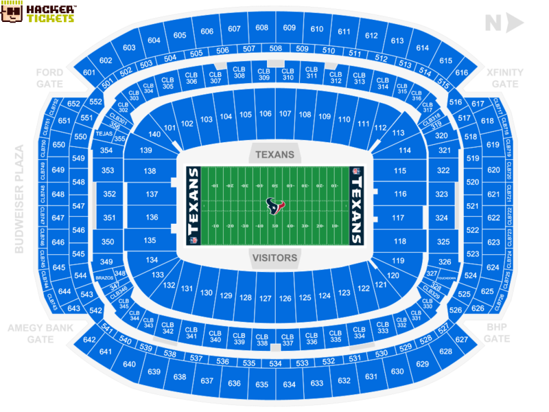 NRG Stadium seating chart