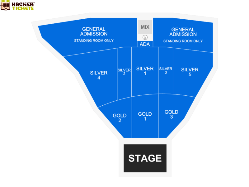 Oxbow RiverStage seating chart
