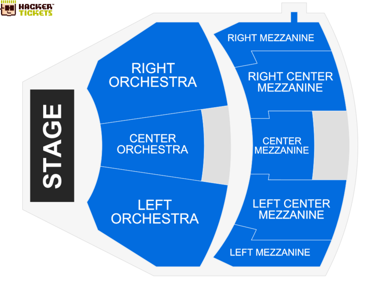 Palace Theatre seating chart