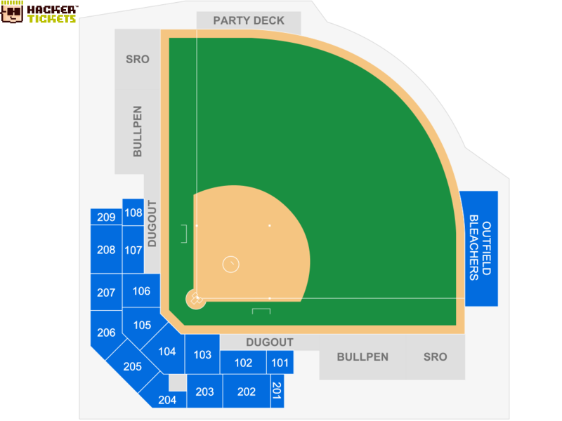 Parkway Bank Sports Complex seating chart