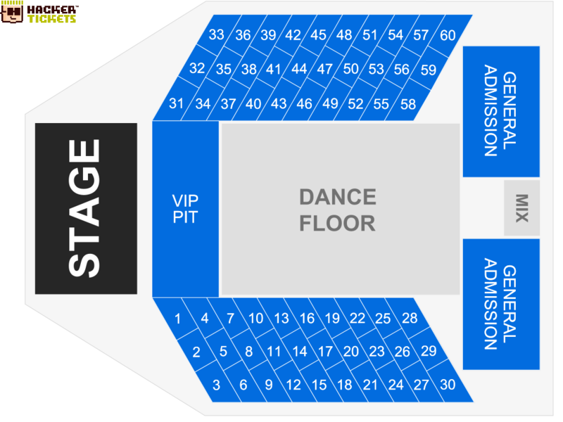 Pharr Events Center seating chart