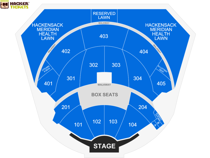 PNC Bank Arts Center seating chart