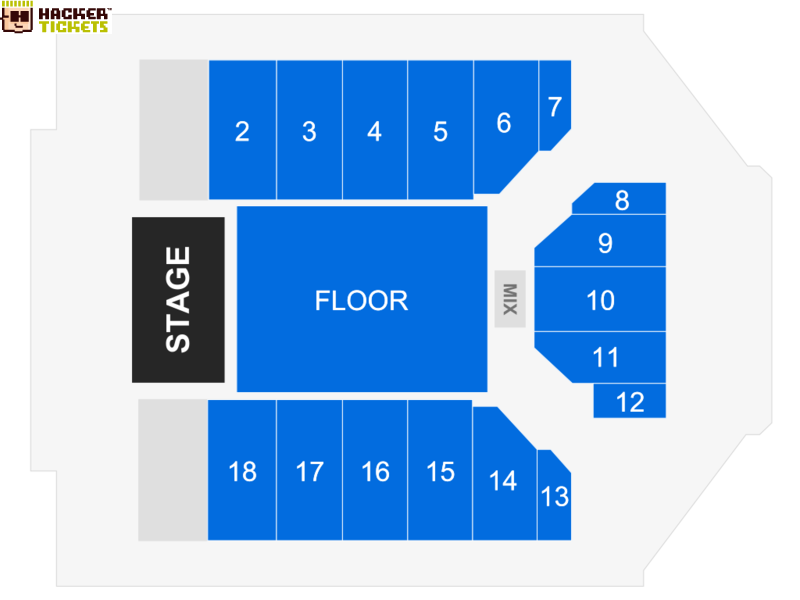 Provident Credit Union Event Center seating chart