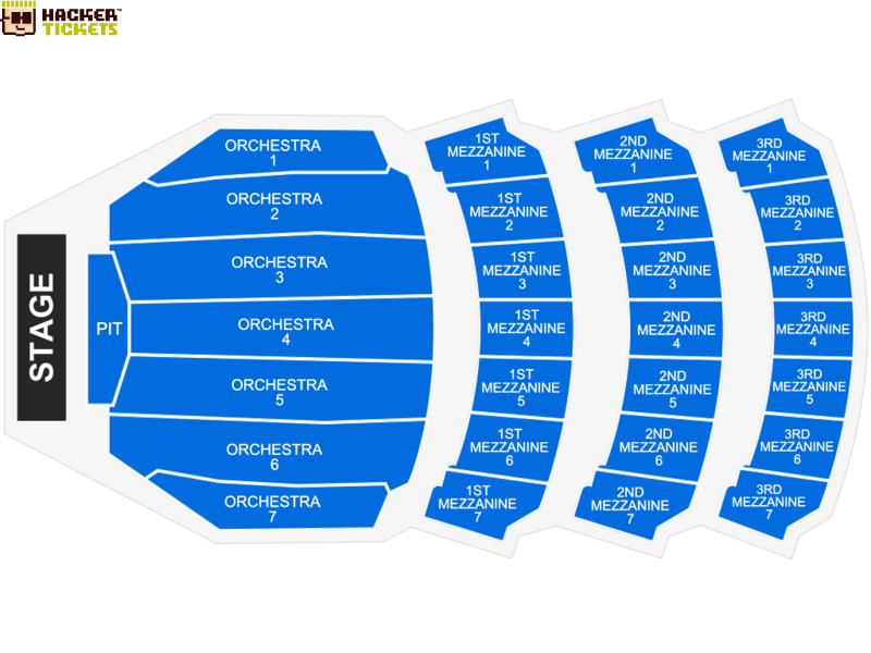 Radio City Music Hall seating chart