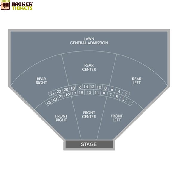 Ravinia seating chart