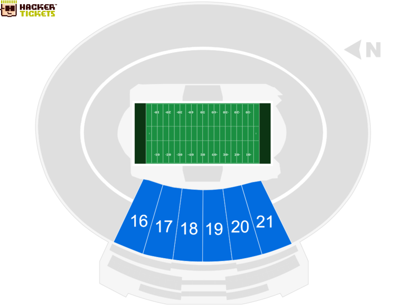 Rose Bowl seating chart