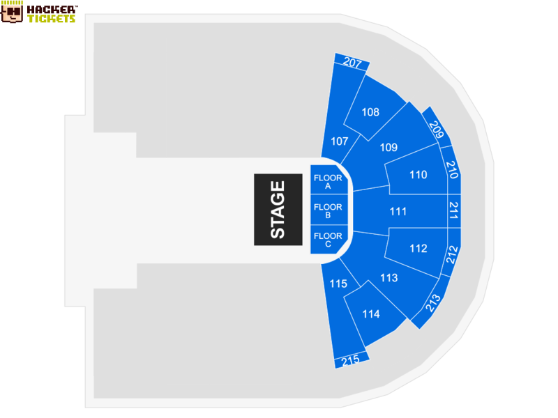 Sames Auto Arena seating chart