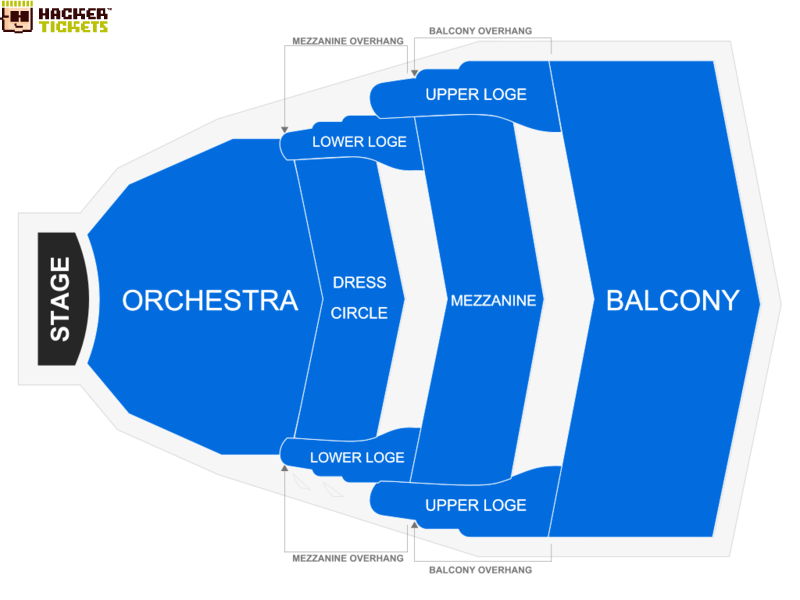 San Diego Civic Theatre seating chart