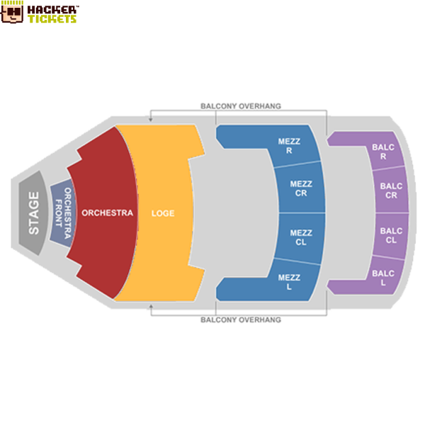 Sangamon Auditorium seating chart