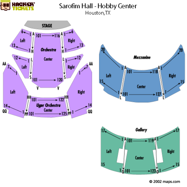 Sarofim Hall- Hobby Center - General Information & Upcoming Events