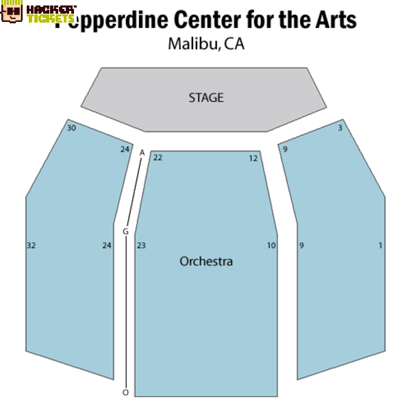 Smothers Theatre seating chart