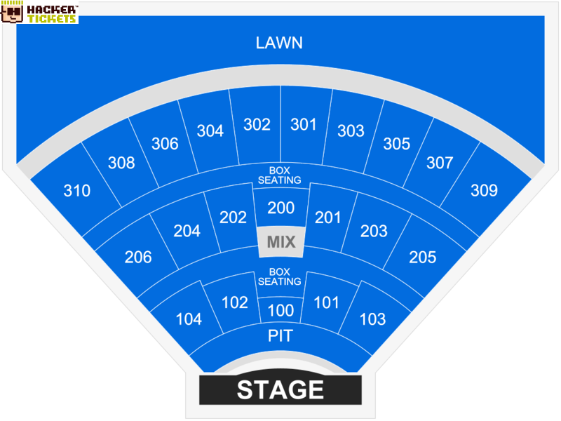 St. Joseph's Health Amphitheater at Lakeview seating chart