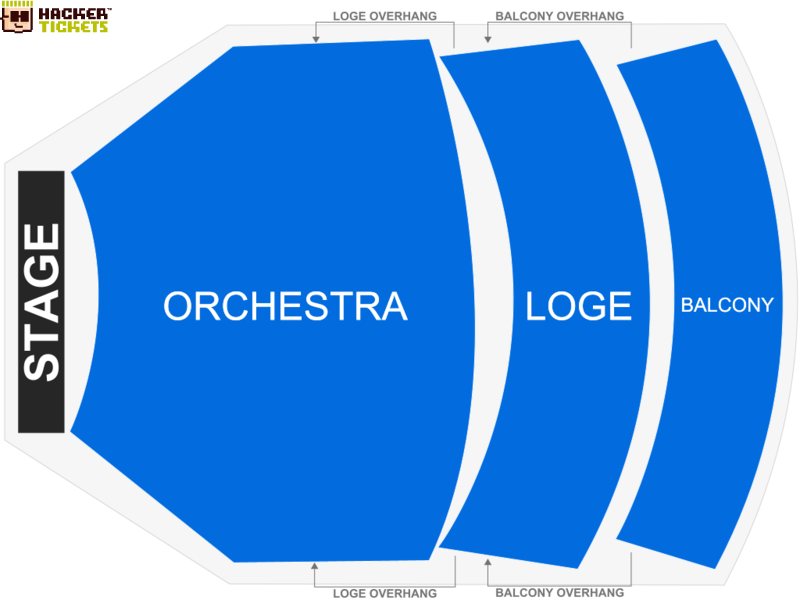 Terrace Theater - Long Beach Convention and Entertainment Center seating chart