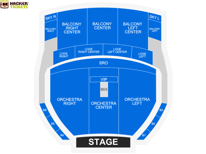The Capitol Theatre Seating Plan