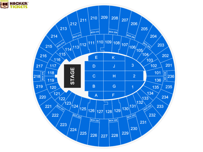 The Forum seating chart
