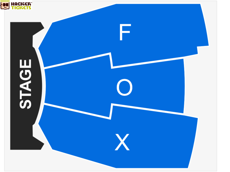The Fox Theater at Foxwoods Resort Casino seating chart