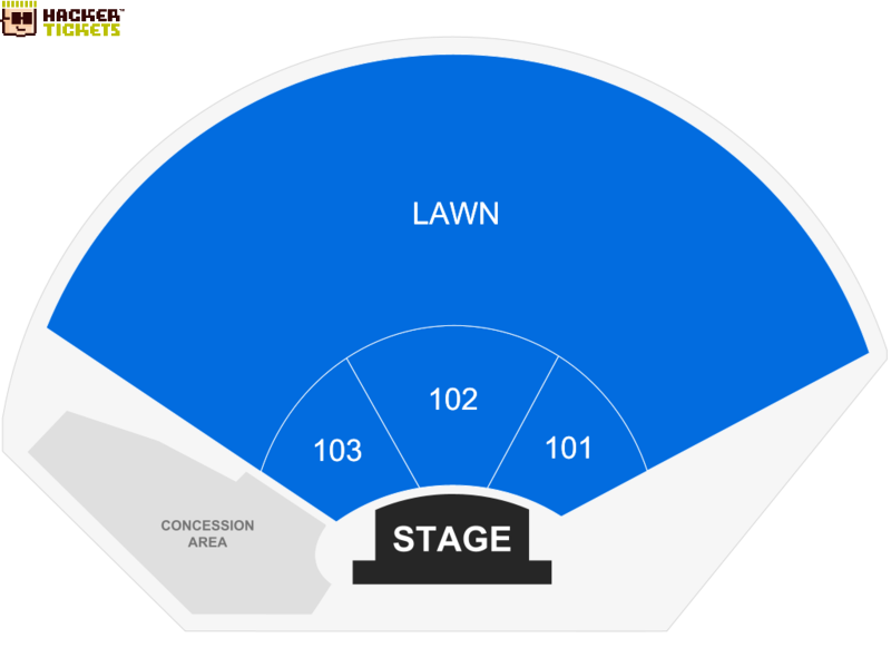 The Fruit Yard Amphitheater seating chart