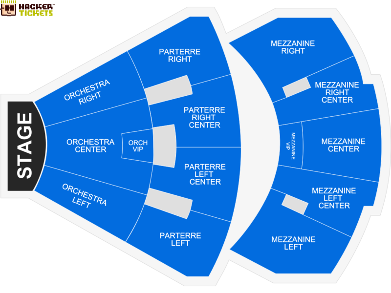 The Grand Theater at Foxwoods Resort Casino seating chart