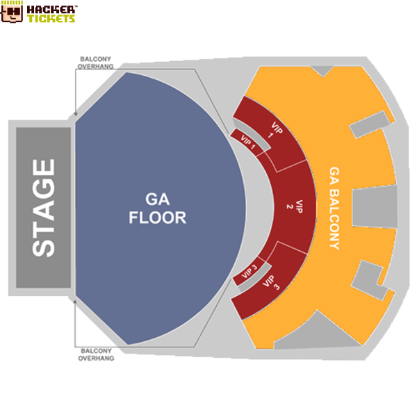 The Novo by Microsoft seating chart
