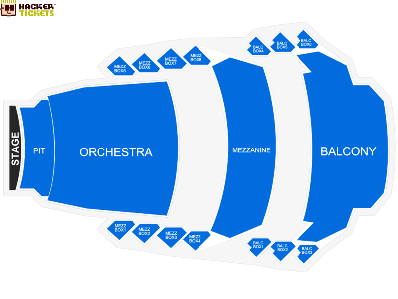 The Oncenter Crouse Hinds Theater seating chart