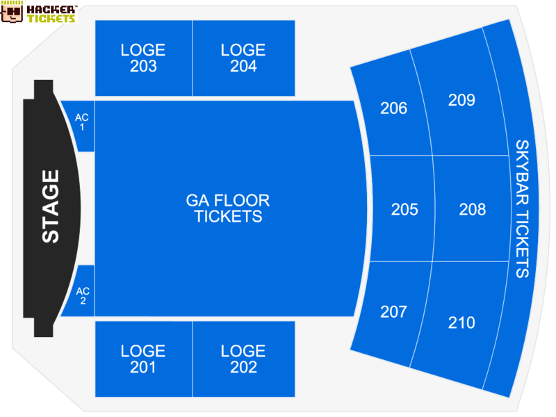 The Paramount seating chart