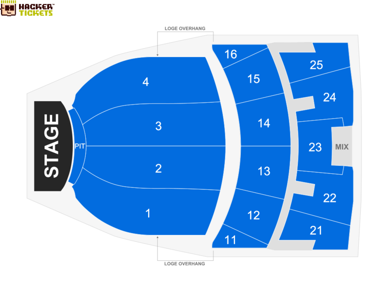 The Peabody Daytona Beach seating chart