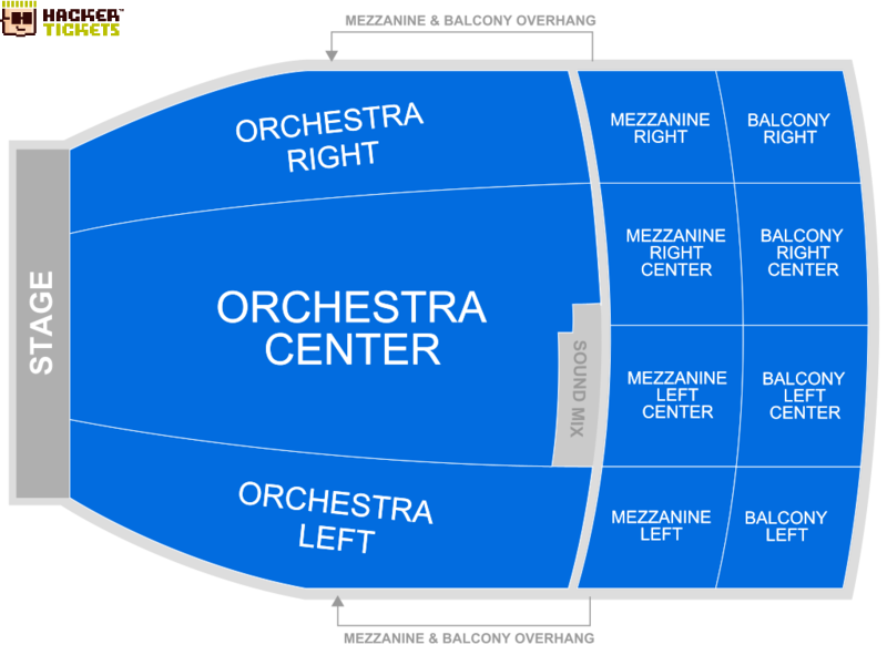 The Plaza Theatre Performing Arts Center seating chart