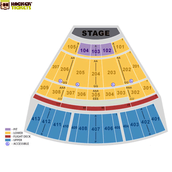 The Theatre at Grand Prairie seating chart