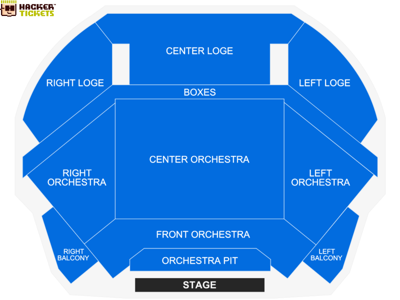 Tilles Center Concert Hall seating chart