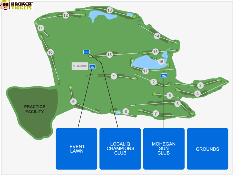 TPC River Highlands seating chart
