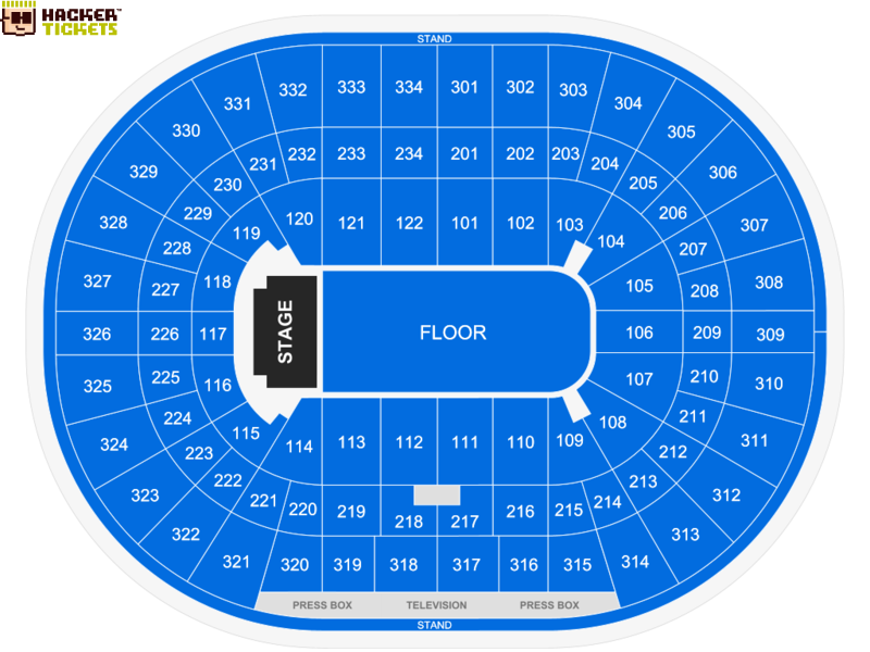 United Center seating chart