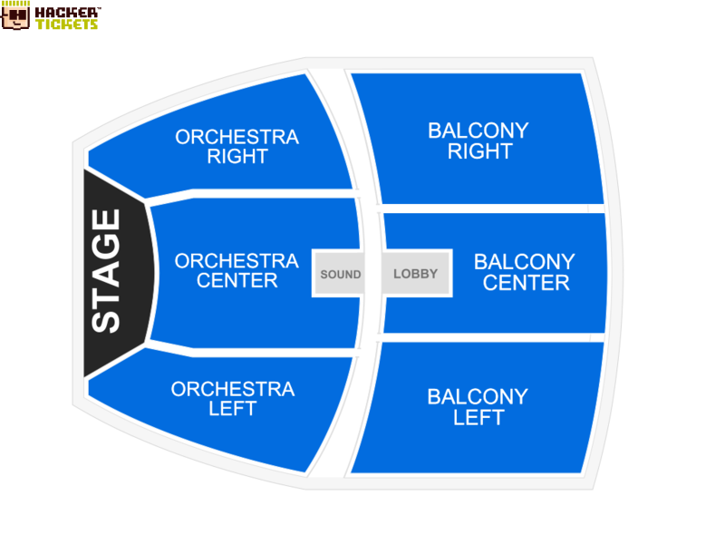 Uptown Theatre Napa seating chart