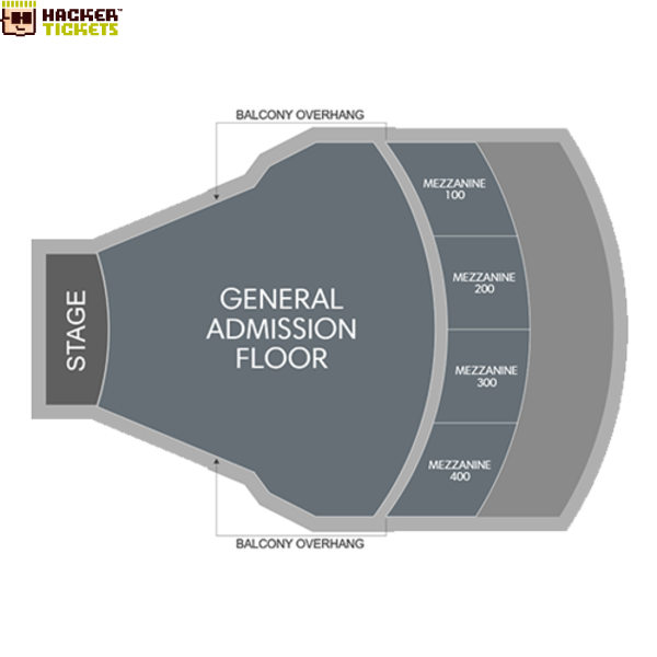 Vic Theatre seating chart